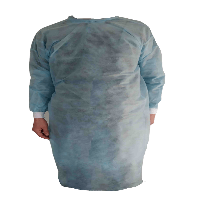 Халат ізоляційний медичний одноразовий, спанбонд, щільність 30 гр/м2